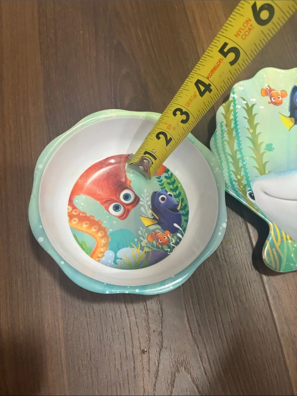 Disney ZAK Finding Dory Melamine Kids Bowl & Plate Set NEMO HANK BAILEY